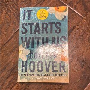 'It Starts With Us' Book - Blue Cover